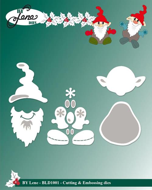 By Lene dies Gnomes Skæg 2,6x3,2cm